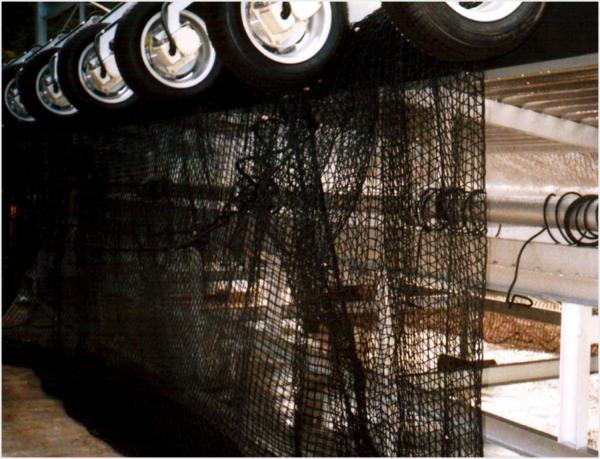 全自動洗網機の作業仕上がり